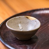 15年以上使い続けている金継ぎの古唐津山盃